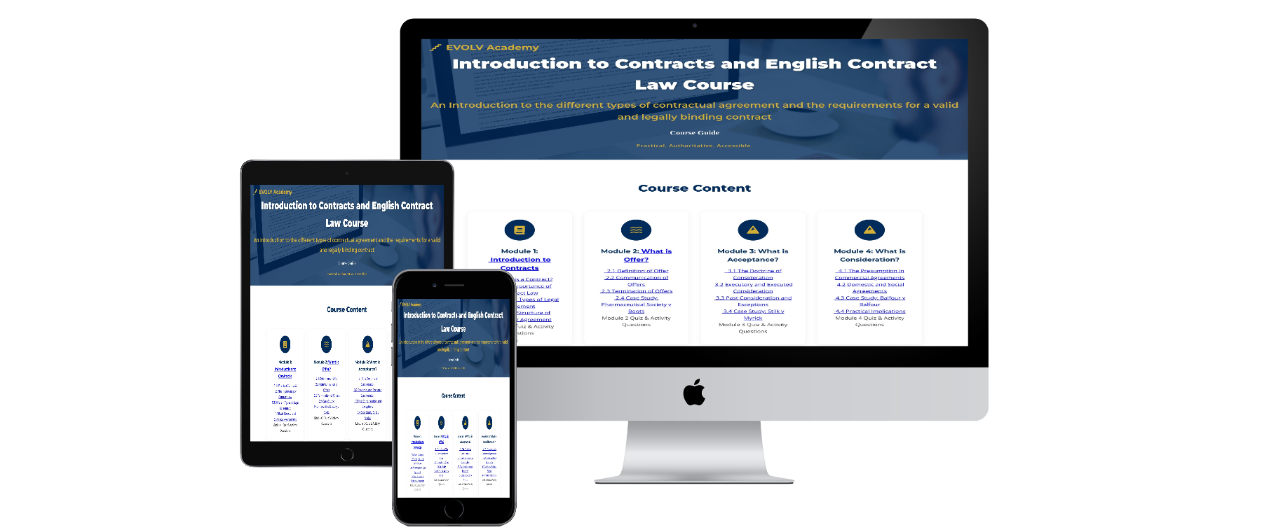 image of contract law course